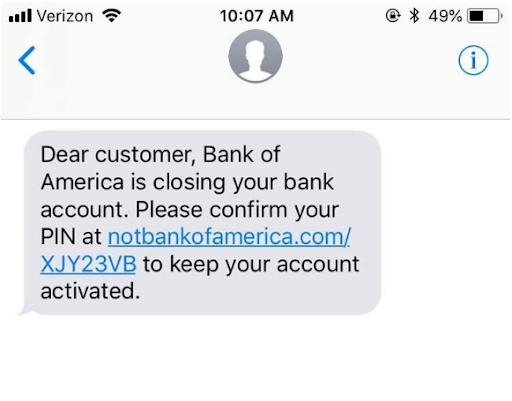 OTP scam: Bank Account Closing